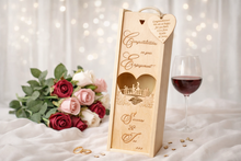 Load image into Gallery viewer, Personalised Engagement Bridge Champagne Box