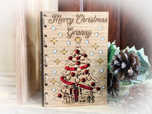 Load image into Gallery viewer, Personalised Wooden Christmas Card