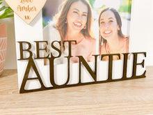 Load image into Gallery viewer, Personalised Best Auntie White Photo Frame