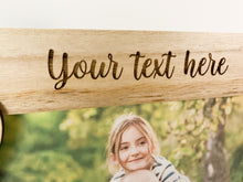 Load image into Gallery viewer, Personalised Best Grandad Natural Wood Photo Frame