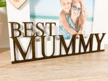Load image into Gallery viewer, Personalised Best Mummy White Photo Frame
