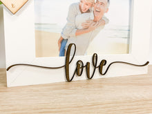 Load image into Gallery viewer, Personalised Love White Photo Frame