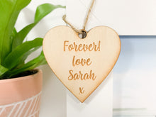 Load image into Gallery viewer, Personalised Love White Photo Frame