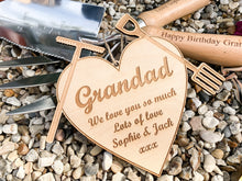 Load image into Gallery viewer, Personalised Gardening Fork and Trowel Set