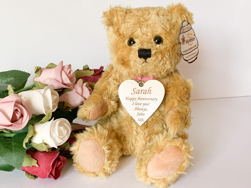 Personalised Anniversary Mumbles Bear - Unique Gift Idea!