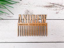 Load image into Gallery viewer, Personalised Beard & Moustache Comb