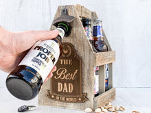 Load image into Gallery viewer, Personalised Beer Bottle Caddy
