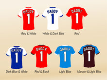 Load image into Gallery viewer, Personalised Beer Caddy With Coloured Football Shirt