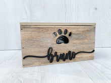 Load image into Gallery viewer, Personalised Wooden Pet Treat Box