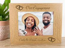 Load image into Gallery viewer, Personalised Engagement Photo Frame Gift