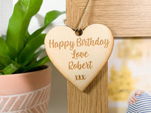 Load image into Gallery viewer, Personalised Best Dad Oak Photo Frame