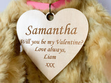 Load image into Gallery viewer, Personalised Mumbles Valentine's Day Teddy Bear