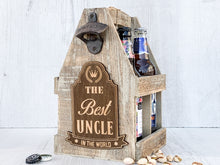 Load image into Gallery viewer, Personalised Beer Bottle Caddy