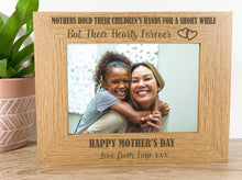 Load image into Gallery viewer, Personalised Mother's Day Oak Photo Frame