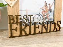 Load image into Gallery viewer, Personalised Best Friends Oak Photo Frame