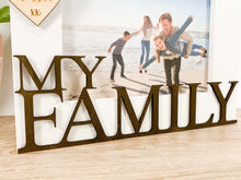 Load image into Gallery viewer, Personalised My Family White Photo Frame