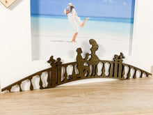 Load image into Gallery viewer, Personalised Engagement Bridge White Photo Frame