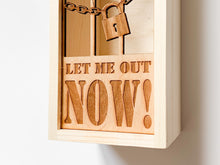 Load image into Gallery viewer, Personalised &#39;Let Me Out Now&#39; Champagne Box
