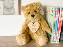 Load image into Gallery viewer, Personalised Newborn Baby Mumbles Teddy Bear