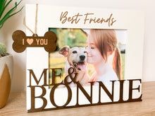 Load image into Gallery viewer, Personalise Me and My Dog White Photo Frame