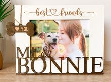 Load image into Gallery viewer, Personalise Me and My Dog White Photo Frame