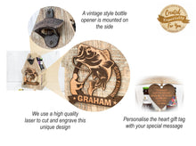 Load image into Gallery viewer, Personalised Fishing Beer Caddy