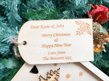 Load image into Gallery viewer, Personalised Christmas Festive Wine & Champagne Box