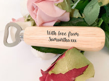 Load image into Gallery viewer, Personalised Valentine&#39;s Day Bottle Opener
