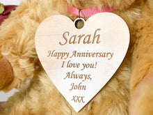 Load image into Gallery viewer, Personalised Anniversary Mumbles Bear
