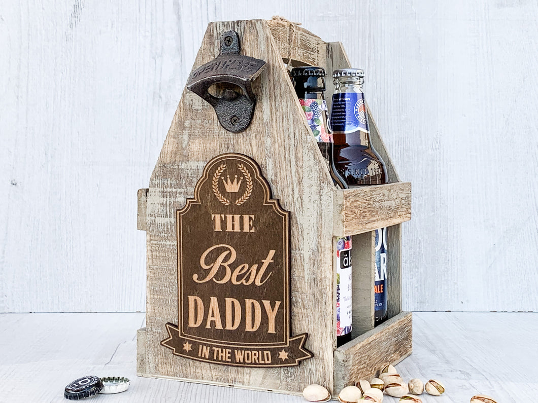 Personalised Beer Bottle Caddy