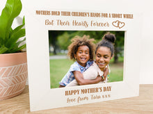 Load image into Gallery viewer, Personalised Hold Their Hears Forever Mother&#39;s Day Photo Frame Gift
