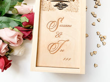 Load image into Gallery viewer, Personalised Engagement Bridge Champagne Box
