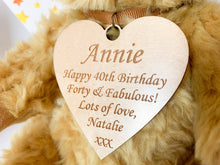 Load image into Gallery viewer, Personalised Birthday Mumbles Teddy Bear
