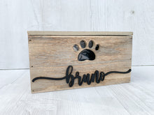 Load image into Gallery viewer, Personalised Wooden Pet Treat Box
