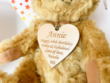Load image into Gallery viewer, Personalised Birthday Mumbles Teddy Bear
