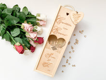 Load image into Gallery viewer, Personalised Engagement Bridge Champagne Box
