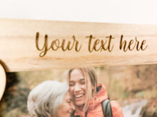 Load image into Gallery viewer, Personalised Best Grandma Natural Wood Photo Frame

