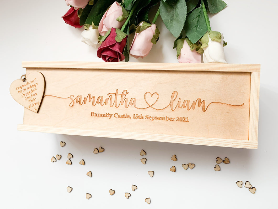 Personalised Engraved Champagne Box