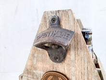 Load image into Gallery viewer, Personalised Beer Bottle Caddy With Engraved Shirt
